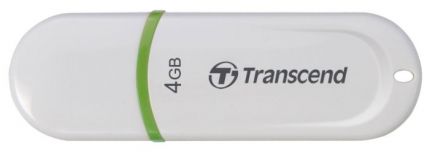 Флешка Transcend 4Gb Jetflash 330 TS4GJF330 USB2.0 белый/зеленый