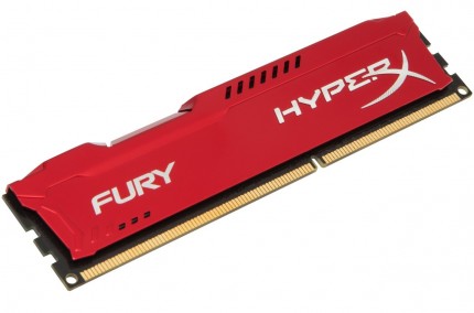 Модуль памяти Kingston 8GB 1600MHz DDR3 CL10 DIMM HyperX FURY Red Series