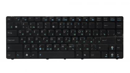 Клавиатура для ноутбука Asus A42/ K42/ K43/ N82/ UL30/ UL31/ UL80/ X42 RU, Black