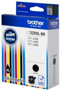Картридж струйный Brother Brother LC529XLBK черный для DCP-J100/ J105/ J200 (2400стр.)