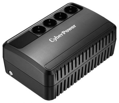ИБП CyberPower BU850E, Line-Interactive, 850VA/425W, 4 Schuko розеток, Black