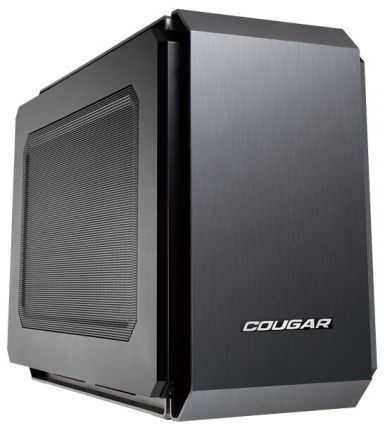 Корпус Cougar QBX черный, без БП, Mini-ITX