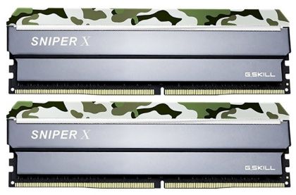Модуль памяти DDR4 G.SKILL SNIPER X 16GB (2x8GB kit) 2400MHz CL17 PC4-19200 1.2V (F4-2400C17D-16GSXF)