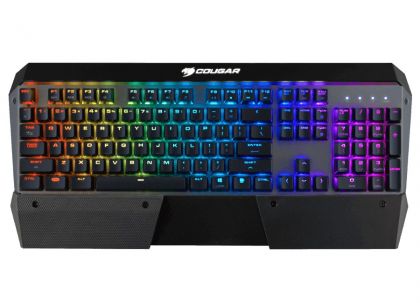 Клавиатура Cougar Attack X3 RGB Speedy черный (Cherry MX Silver)