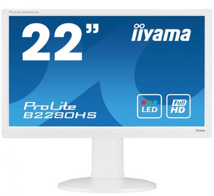 Монитор Iiyama 21.5" ProLite B2280HS-W1 белый