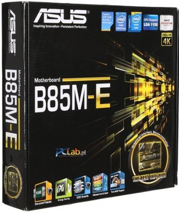 Материнская плата Asus B85M-E Socket-1150 Intel B85 DDR3 mATX AC`97 8ch(7.1) GbLAN SATA3 VGA+DVI+HDMI