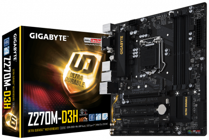 Gigabyte GA Z270M D3H Intel Z270 Soc 1151 mATX