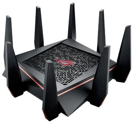 Wi-Fi роутер Asus GT-AC5300 10/100/1000BASE-TX черный