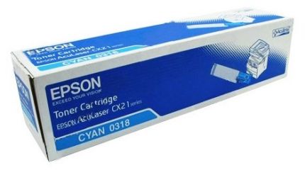 Картридж Epson 0318 Cyan для AcuLaser CX21 (5000 стр)
