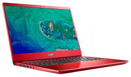 Ноутбук Acer Swift 3 SF314-54-39Z2 14"(1920x1080 IPS)/ Intel Core i3 8130U(2.2Ghz)/ 8192Mb/ 128SSDGb/ noDVD/ Int:Shared/ Cam/ BT/ WiFi/ war 1y/ 1.8kg/ red/ W10