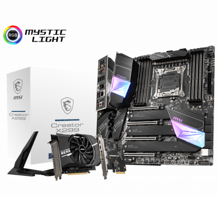 Материнская плата MSI CREATOR X299, Intel X299, s2066, EATX