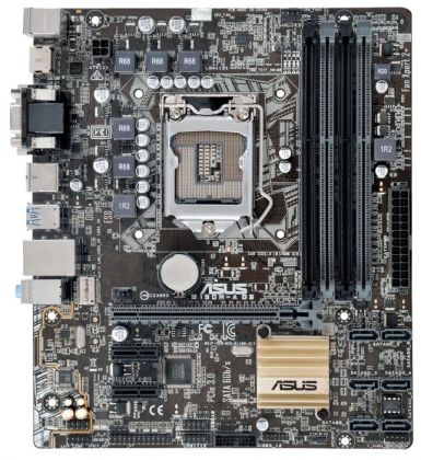 Материнская плата Asus B150M-A D3 LGA 1151 Intel B150 4xDDR3 mATX AC`97 8ch(7.1) GbLAN+VGA+DVI+HDMI