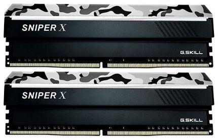 Модуль памяти DDR4 G.SKILL SNIPER X 16GB (2x8GB kit) 3200MHz CL16 PC4-25600 1.35V (F4-3200C16D-16GSXWB)