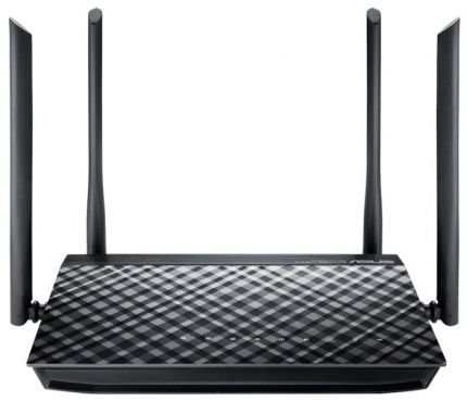 Wi-Fi роутер Asus RT-AC1200G+ 10/100/1000BASE-TX черный