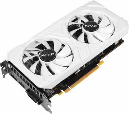 Видеокарта KFA2 GeForce RTX 2060 EX WHITE, NVIDIA GeForce RTX 2060, 6Gb GDDR6