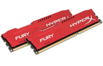 Модуль памяти Kingston 8GB 1866MHz DDR3 CL10 DIMM (Kit of 2) HyperX FURY Red Series
