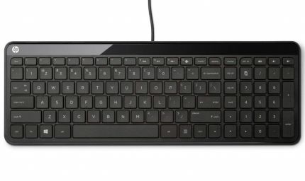 Клавиатура HP K3010 черный USB Multimedia
