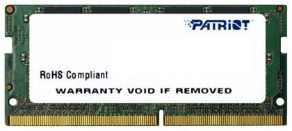 Модуль памяти DDR4 8Gb 2400MHz Patriot PSD48G240082S SO-DIMM