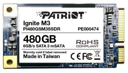 Накопитель SSD Patriot MSATA 480GB IGNITE M3 PI480GSM3SSDR