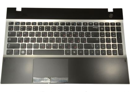 Клавиатура для ноутбука Samsung P300E5A (15.6) (With palmrest) RU, Black