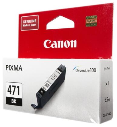 Чернильница Canon CLI-471 Black для MG5740/6840/7740 (1795 стр)
