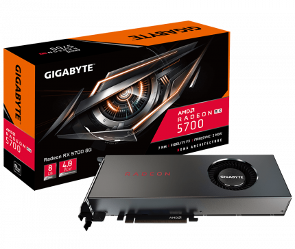 Видеокарта Gigabyte GV-R57-8GD-B, AMD Radeon RX 5700, 8Gb GDDR6