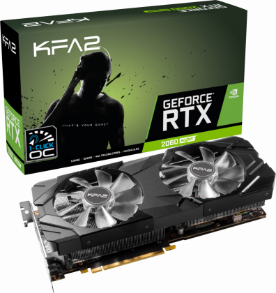 Видеокарта KFA2 GeForce RTX 2060 Super EX (1-Click OC) [26ISL6MPX2EK]