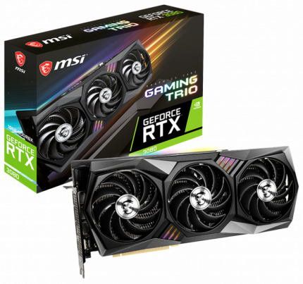Видеокарта MSI GeForce RTX 3080 GAMING TRIO 10G