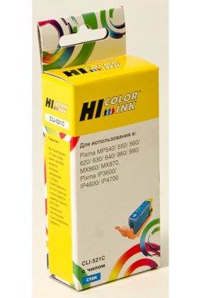 Картридж Hi-Black (HB-CLI-521C) для Canon PIXMA iP3600/iP4600/MP540, C