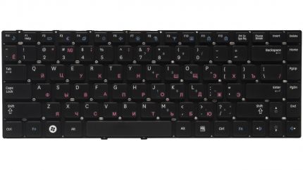 Клавиатура для ноутбука Samsung Q430/ QX410/ SF410 Series RU, Black