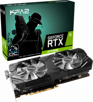Видеокарта KFA2 GeForce RTX 2070 Super EX (1-Click OC), NVIDIA GeForce RTX 2070 SUPER, 8Gb GDDR6