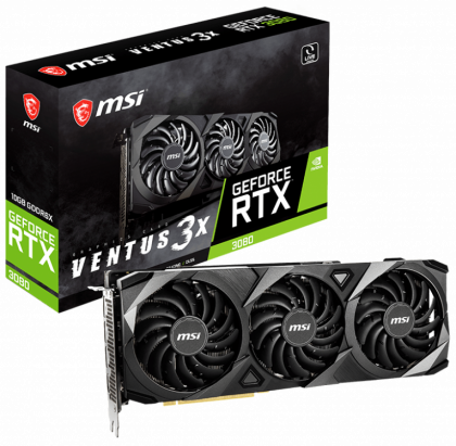 Видеокарта MSI GeForce RTX 3080 VENTUS 3X 10G