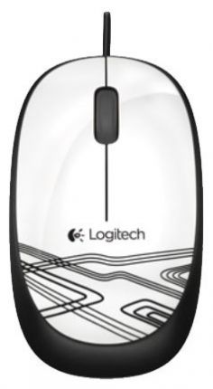 Мышь Logitech M105 белый оптическая (1000dpi) USB (2but)