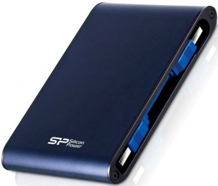 Жесткий диск Silicon Power USB 3.0 500Gb SP500GBPHDA80S3B 2.5" голубой