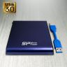 Жесткий диск Silicon Power USB 3.0 500Gb SP500GBPHDA80S3B 2.5" голубой