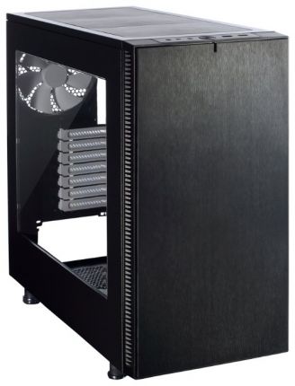 Корпус Fractal Design Define S Window черный/черный без БП ATX 9x120mm 9x140mm 1x180mm 2xUSB3.0 audio bott PSU