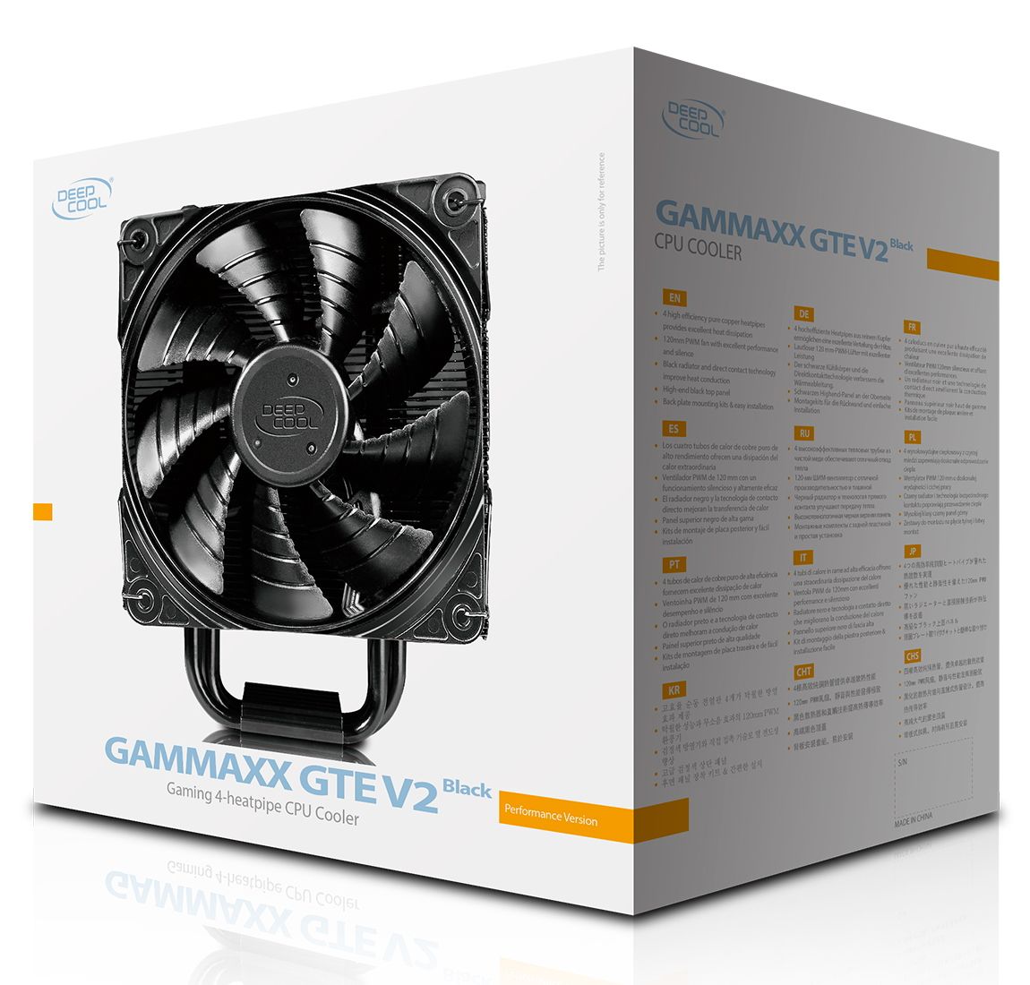Кулер DEEPCOOL GAMMAXX GTE V2 BLACK купить с доставкой по России ...