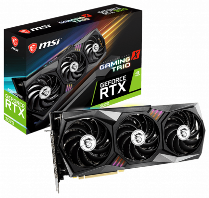Видеокарта MSI GeForce RTX 3070 GAMING X TRIO