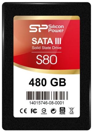 Накопитель SSD Silicon Power SATA III 480Gb SP480GBSS3S80S25 Slim S80 2.5"