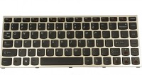 Клавиатура для ноутбука Lenovo IdeaPad U460 US, Gold Frame, Black Key