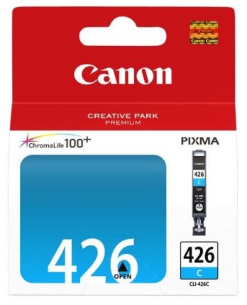 Чернильница Canon CLI-426C Cyan для iP4840/ 4940, MG5140/ 5240/ 5340/ 6140/ 6240/ 8140/ 8240, MX884, iX6540