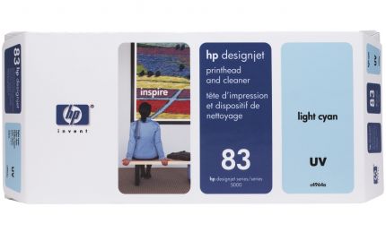 Набор HP 83 Light Cyan UV печатающая головка + устройство очистки для Designjet 5000/ 5000ps/ 5500/ 5500ps