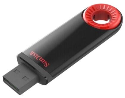 Флешка Sandisk 64Gb Cruzer Dial SDCZ57-064G-B35 USB2.0 черный/красный