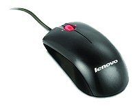 Мышь Lenovo MOBGULA черный лазерная (2000dpi) USB (2but)
